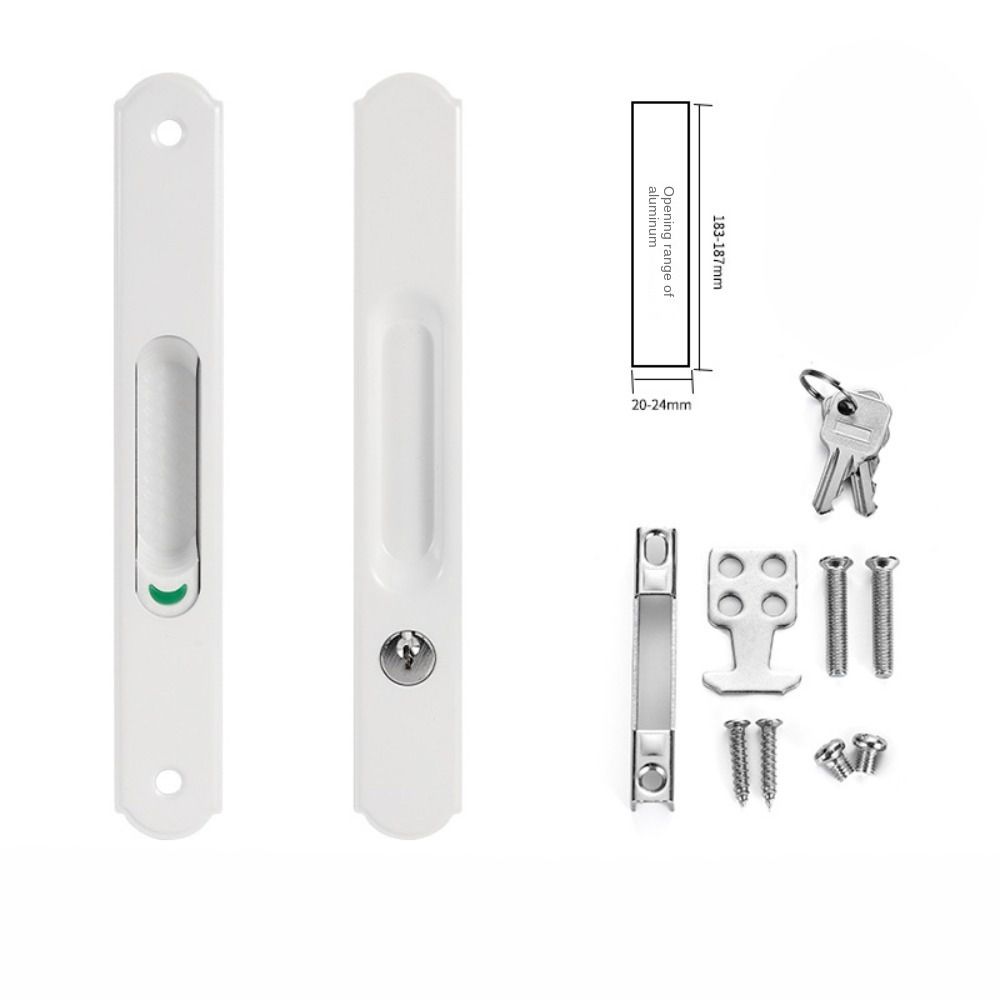Invisible Sliding Door Lock Durable Handle Lock Durable Window Latch  Sliding Window