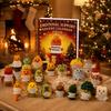 Unique Holiday Gift Emotional Support Advent Calendar, 24 Day Countdown Box with Ritualistic Unboxing Experience Inspirational Quote Acrylic Pendants,