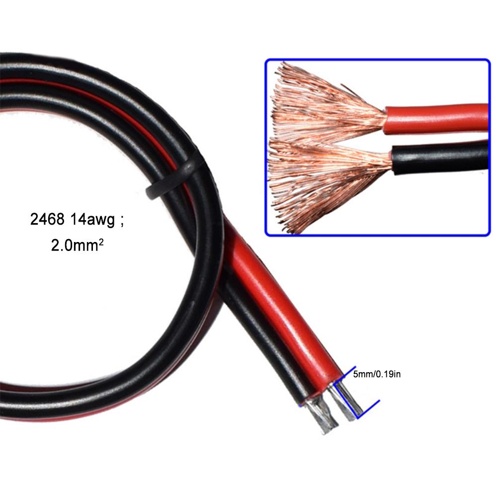 Car Extension Cable 0.3/1M 14awg Line DC Quick Connect Harness  Solar Vehicle Battery Power Cable Connector Car  Accessories