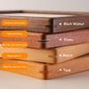 5-12in A4 A3 Solid Wood Black Walnut Frame Mortise and Tenon Round Corner Picture Frame Couple Photo Display Stand Home Decor
