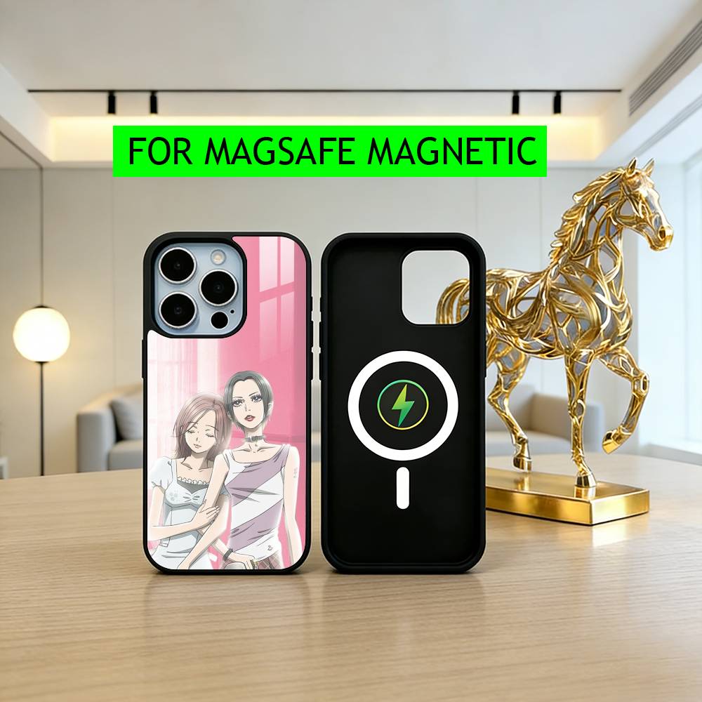 Cool girl O-Osaki NO N-Nana-es Phone Case For iPhone17,16,15,14,13,12,11 Plus,Pro Magnetic For Magsafe Wireless Charging