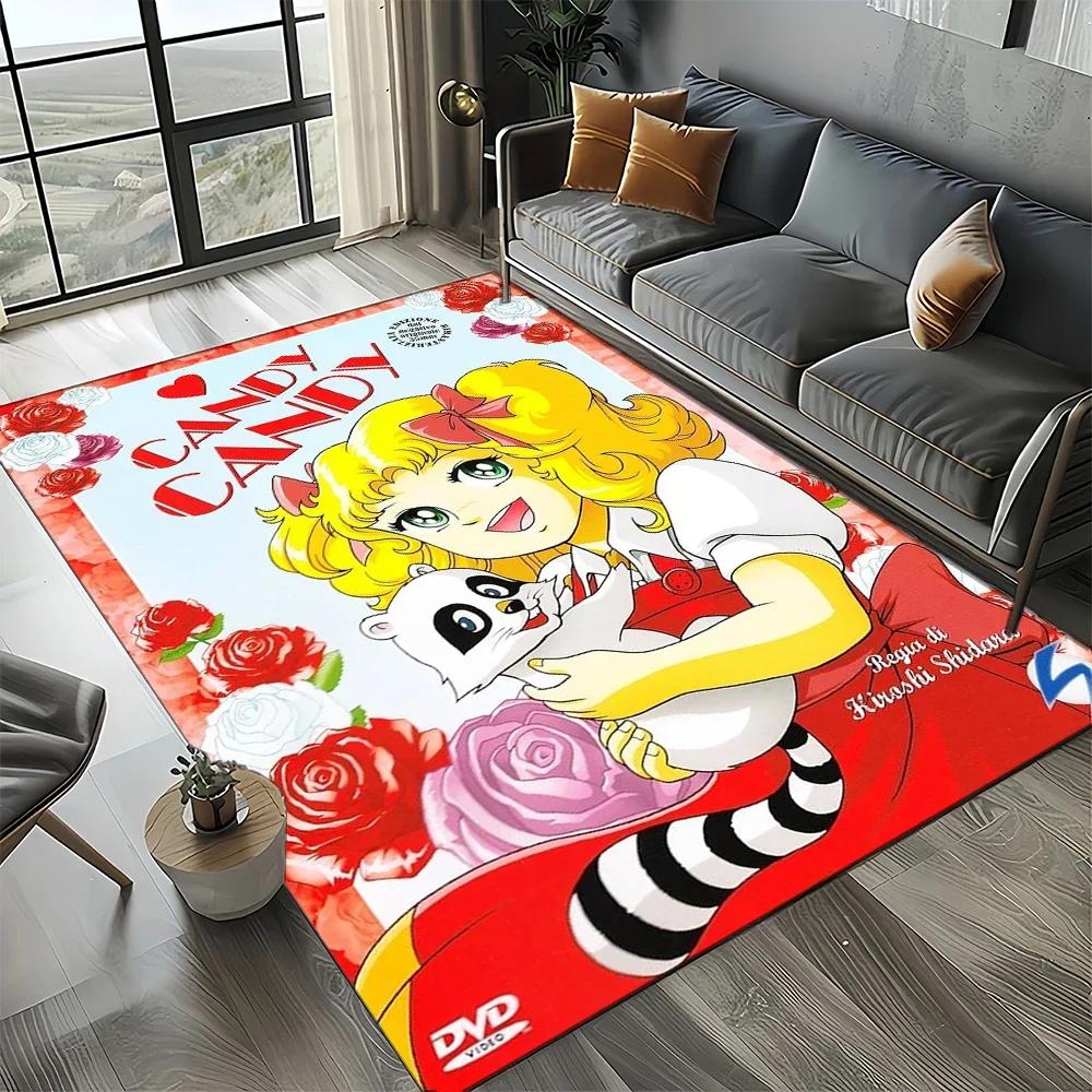 Candy Candy 27 Style New 3D Girl Cartoon AnimeRug Carpet for Living Room Bedroom Decor,Non-slip Decoration for Sofa Doormat Kid