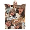 Katseye Kpop Girl Group Blanket Flannel Spring/Autumn Portable Warm Throw Blankets for Sofa Bedroom Bedspreads