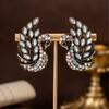 Vintage Swan Earrings With Full Set Imperial Style Personalized