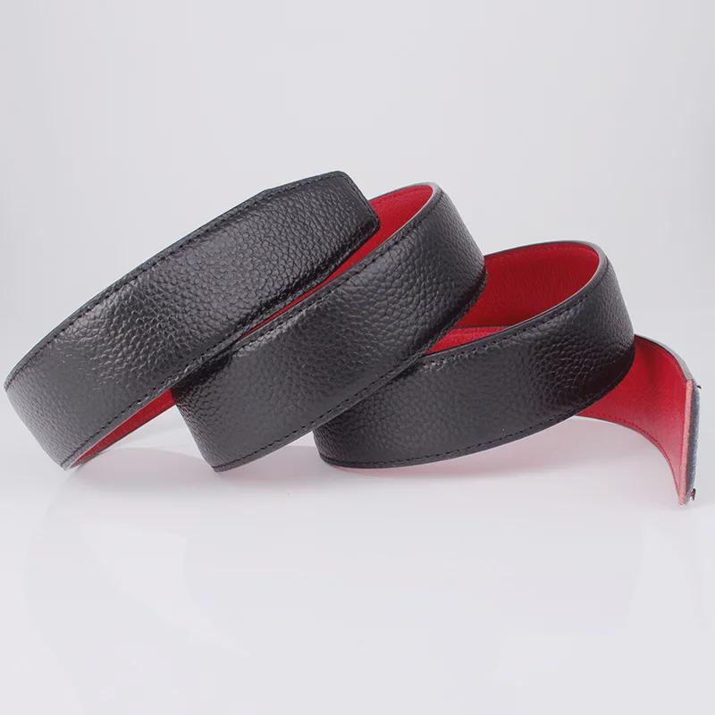 Мужской ремень с автоматической пряжкой красного цвета — стильный, универсальный, самый продаваемый