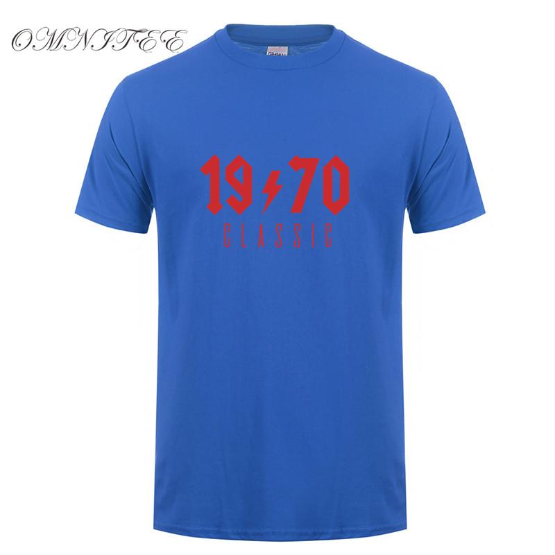 Omnitee Fashion 1970 Classic T Shirts Unisex Cotton Summer Funny Short Sleeve Birthday Gift T Shirt Tops Tee Unisexs Tshirt Oz190