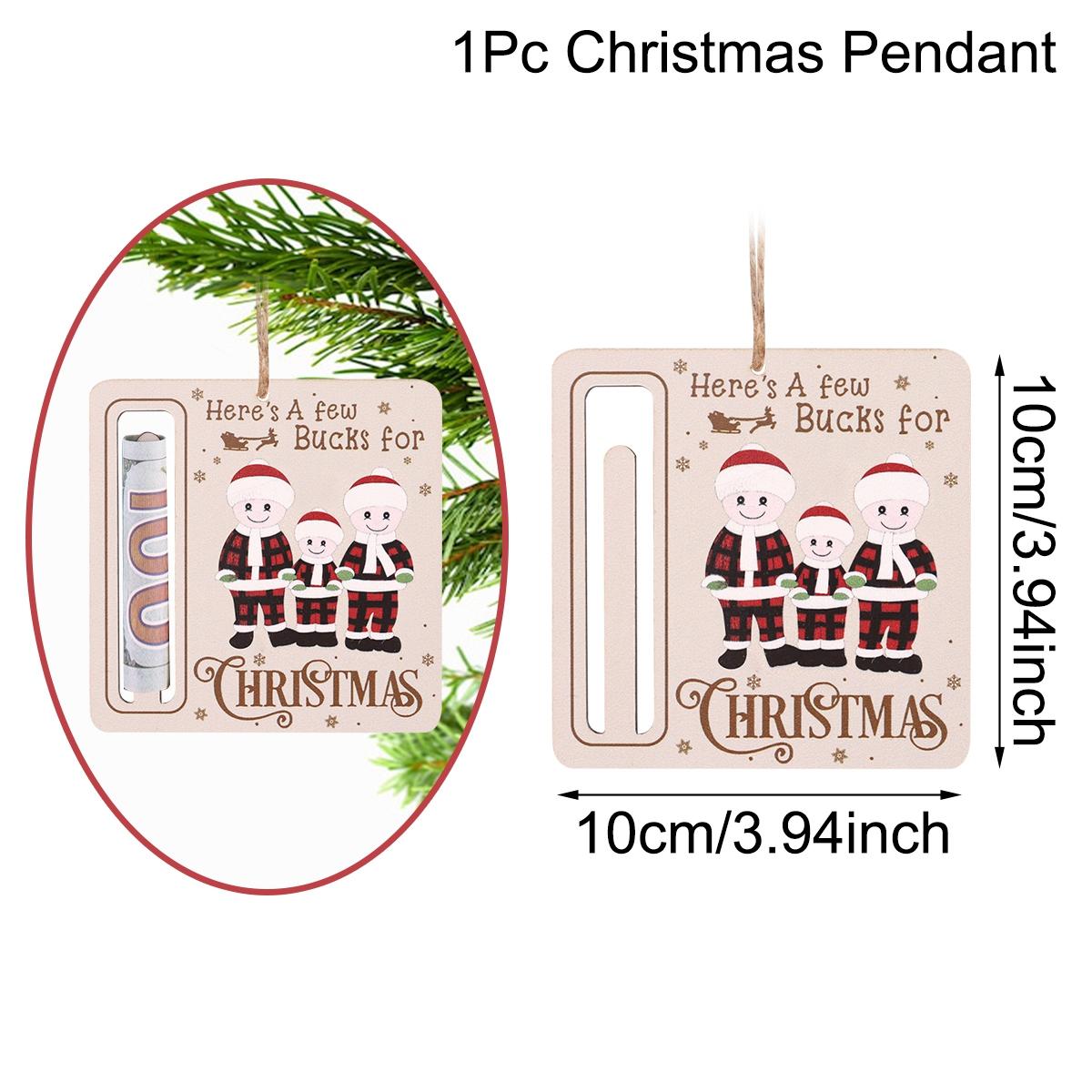 

Christmas Tree Money Holder Ornament DIY Christmas Family Pendant Christmas Decorations for Home 2026 Navidad Xmas New Year 2026