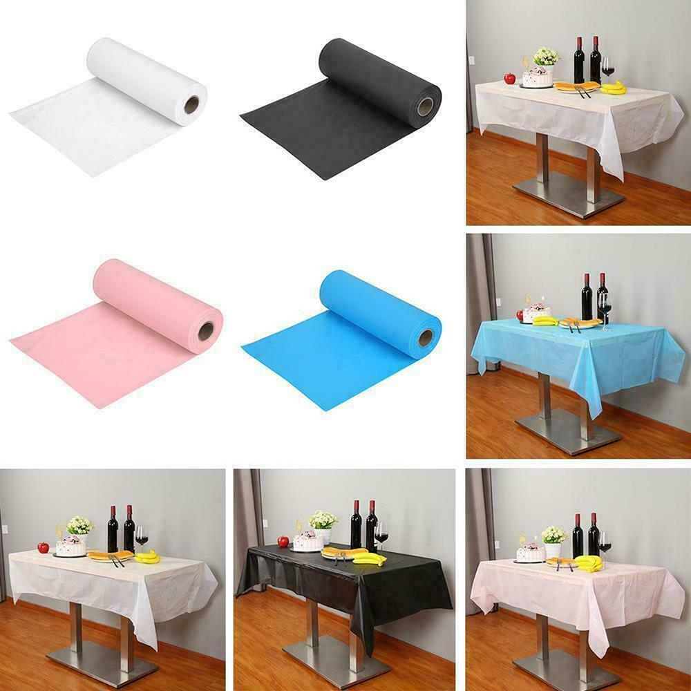 Table Roll Buy 1m*30m Plastic Banquet Roll Party Catering Table Cover Tableware ...