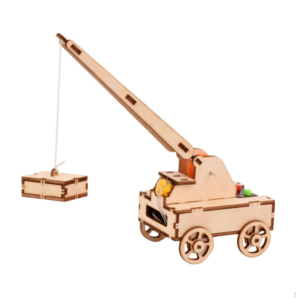 3D Wooden Puzzle Model, Building Kits, Science Learning Toys for Kids