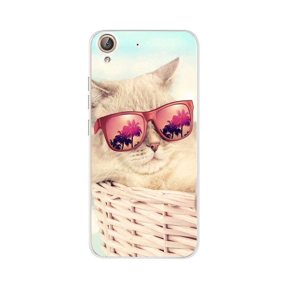 Case For Huawei Y6 II Cover Cute Pattern Silicone Soft TPU Phone Case For Huawei Y6 II Y6II Y6 2 CAM-L21 Case Bumper Coque Funda