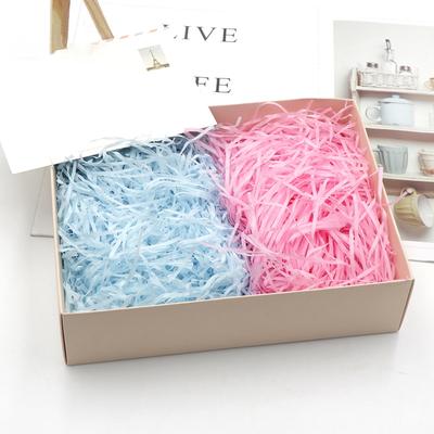 50g Colorful Lafite Grass Shredded Crinkle Paper Raffia DIY Gift Boxes Filler Birthday Wedding Gift Box Wrapping Packing Filling