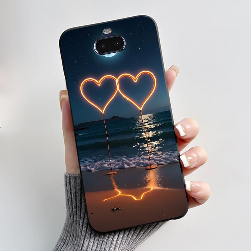 

Soft TPU Case For Sony Xperia 8 Xperia 20 SOV42 Silicone Phone Case Luxury Cute Love Rabbit Funny Protective Back Shell Cover Sony Xperia 8