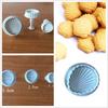 3 Pcs Fondant Cake Decorating Plunger Cutter Shell Shape Tools Mold Cookies Mold Sea Shell Shape Cookie Cutter Kitchen