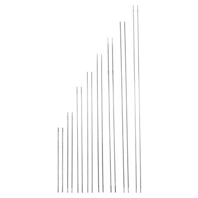 16pcs Middle Opening Beading Needle 8 Sizes Big Eye Collapsible Beading Needles Set Hand Tools for