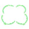 Propeller Bumper Guards for Flip Drone TPU Material Anti Collision Protective Covers Fluorescent
