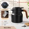 Portable Large Capacity Stainless Steel Tea Stewing Pot with Wooden Handle and Water Separator