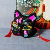 Schwarzer Stil Cosplay Katze Vollgesichtsmaske Japanischer Stil Dekorative Make-up Maske Plastik Tiermaske Kostüme Requisiten Zubehör