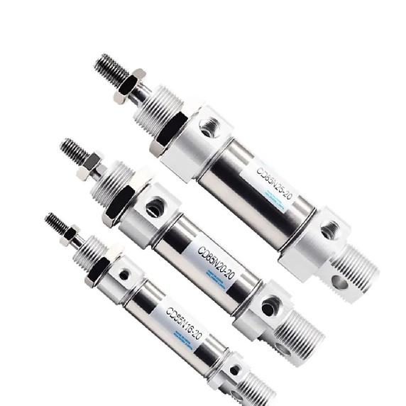 SMC Type CD85N/C85N10 12 16 20 25 ISO Standards Pneumatic Air Standard Single Rod Mini Cylinder Double Acting Stroke 10-225mm