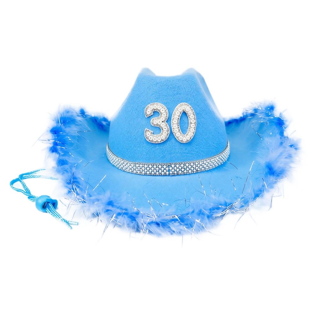 Adult Hat with and Number Design, Thread - Size 30