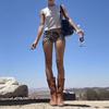 Sommar Grunge Short Leopard Sexiga spetsjeans Dam Estetisk Y2k Rosett Skinny Streetwear Byxor Kvinnlig Vintage A-linje Slim Shorts Kläder