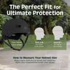 Retrospec Dakota Adult & Youth Bike Helmet - Multi-Sport Protection with ABS Shell, EPS Foam, 10 Vents & Removable Washable Padding for BMX