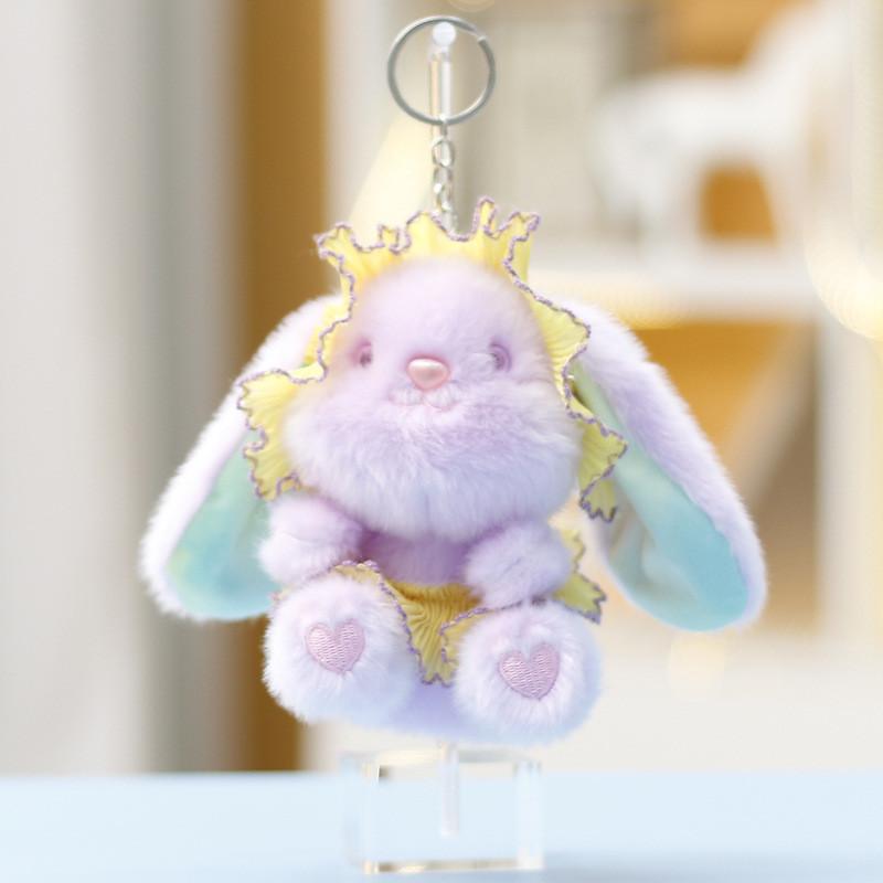 Plush Toy Bunny Girl Doll With Polyester Filling For Children And Girls Gift