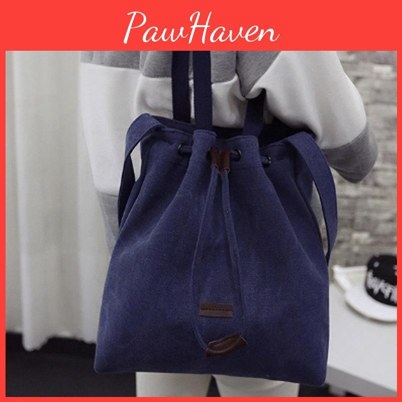 Elegant Women's Canvas Black Handbag With Adjustable Shoulder Strap And Soft Handle