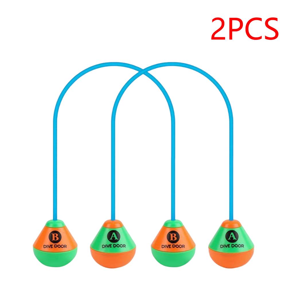 2pcs/set Swimming Game Aids Dive Door Funny Underwater Swimming  Reusable Diving Training Crossing Rope Door Pool Water