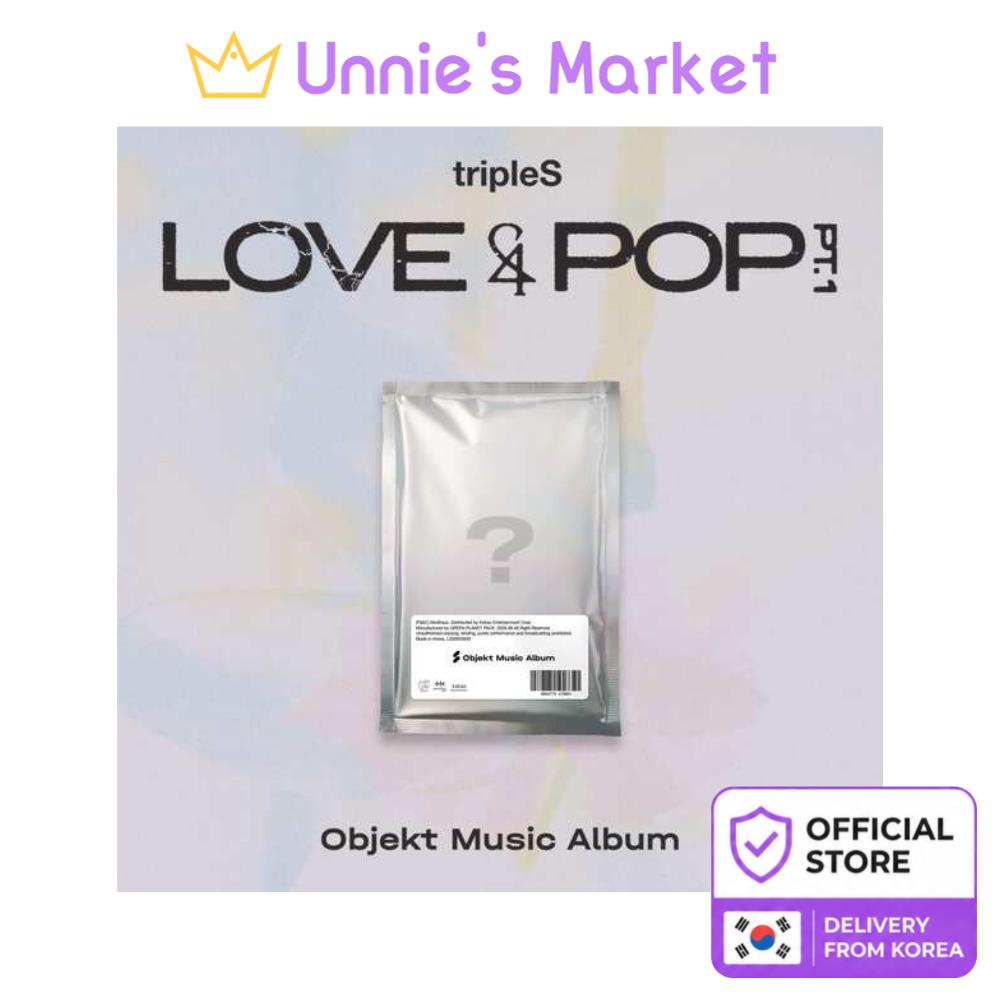 

[Pre-order] tripleS [LOVE&POP] pt.1 (Objekt Music Album) + Free Gift QR Type (CD X)