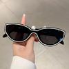 Retro Women'S Cat-Eye Fashion Sunglasses with Trendy Line Decorations, Stylish Men'S Decorative Eyewear for Outdoor