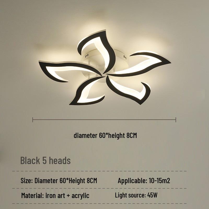 Cross-Border LED Creative Ceiling Light for Living Room & Bedroom - Modern, Simple, Acrylic Design