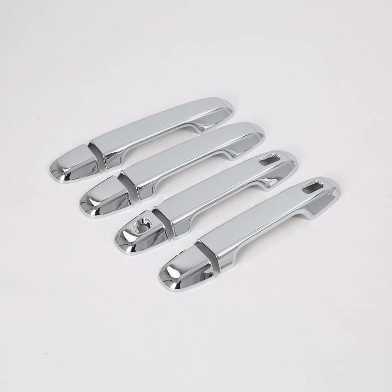 For TOYOTA Prius C AQUA Hybrid 2012- chrome silver Door Handle Cover Bezel Trim 2013 2014 2015 2016 2017 2018