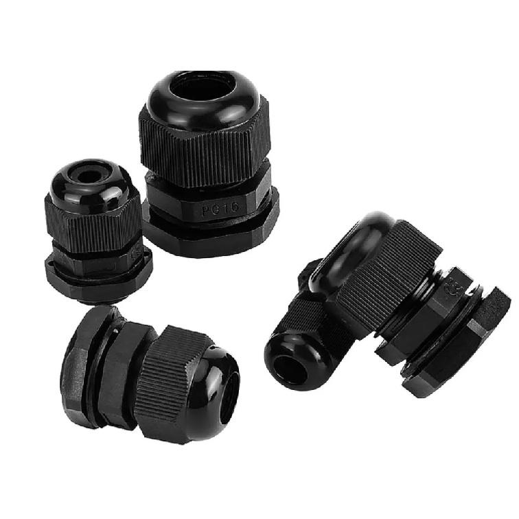 40 Pieces Of Plastic Waterproof Adjustable 3.5-13mm Cable Connectors PG7, PG9, PG11, PG13.5, PG16