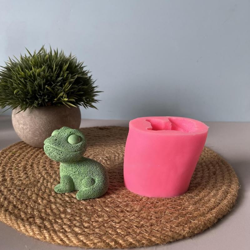 Lizards Candle Mould Animal Shape Silicone Molds Ornament Molds Castings Molds Handmade Plasters Molds Craft Supplies