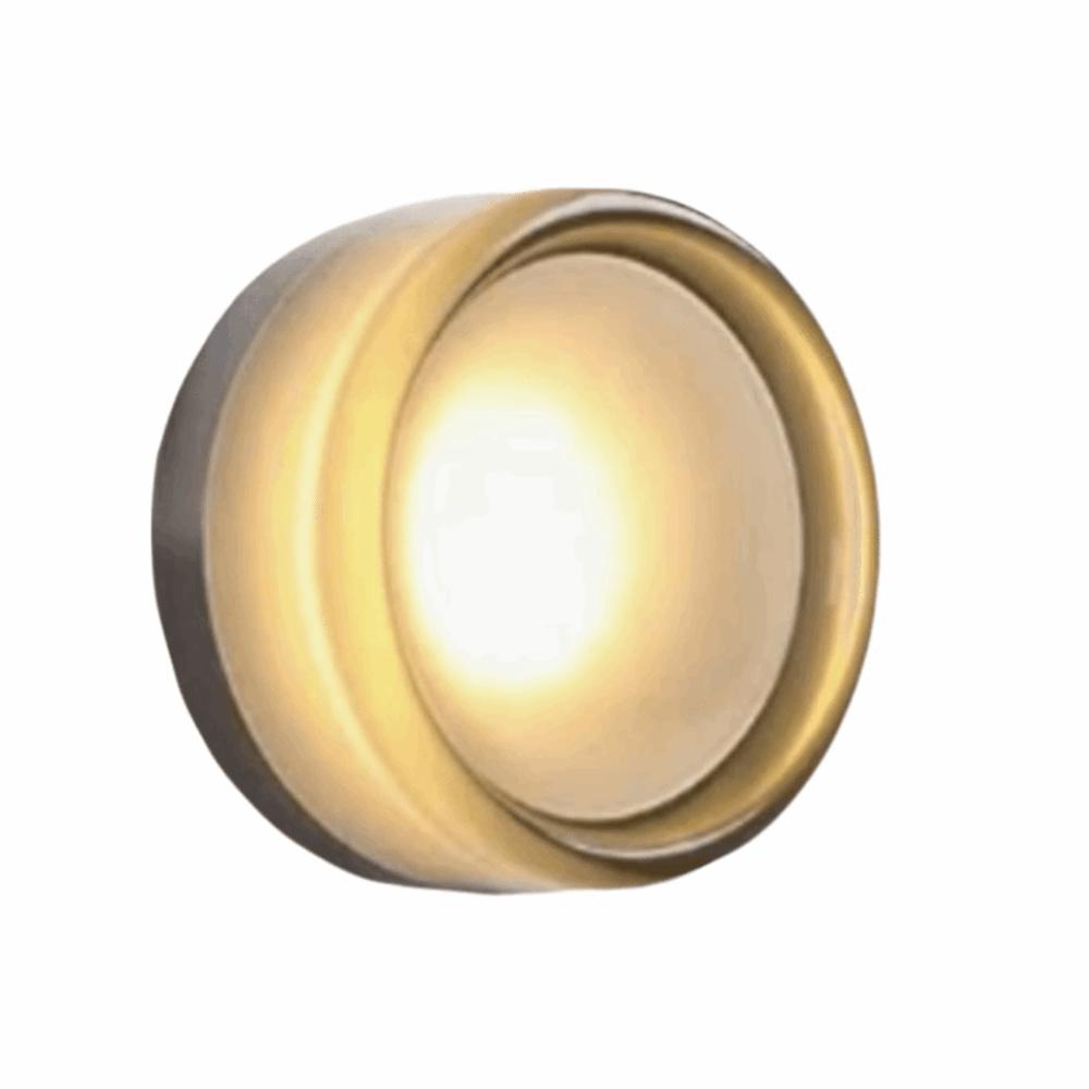 Amber Jelly LED Wall Lamp Round Design Nordic Style Lighting Fixture Waterproof Energy Saving Glass Ceiling Lamp