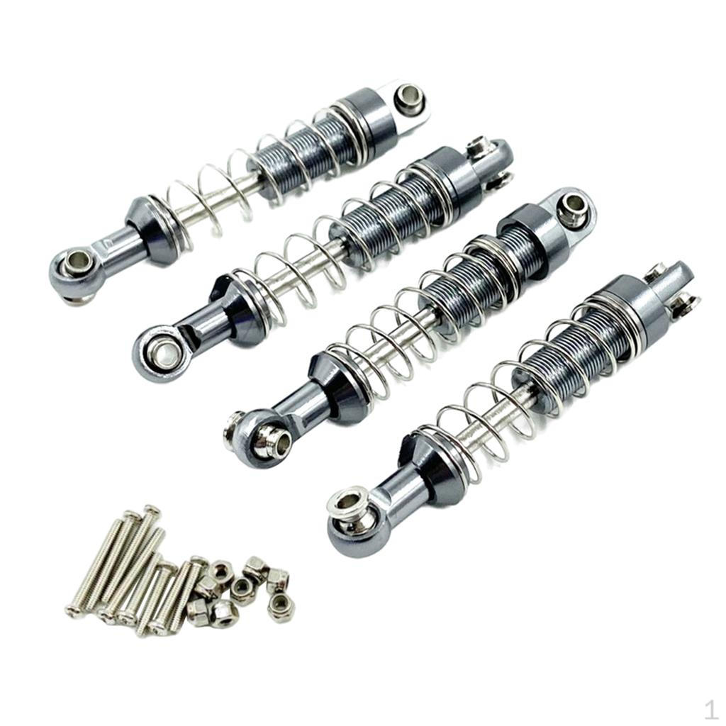 4 Shock Absorber RC Car Alloy Adjustable Damper D90 D91 99 C14 C24 1/12 Scale Model Truck Spare