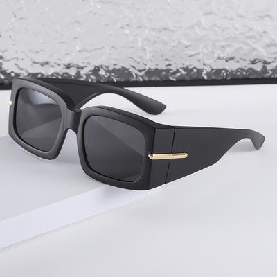 Square High-end Sense of a Large Frame Matte Sun Glasses Men and Women Personality Sunglasses