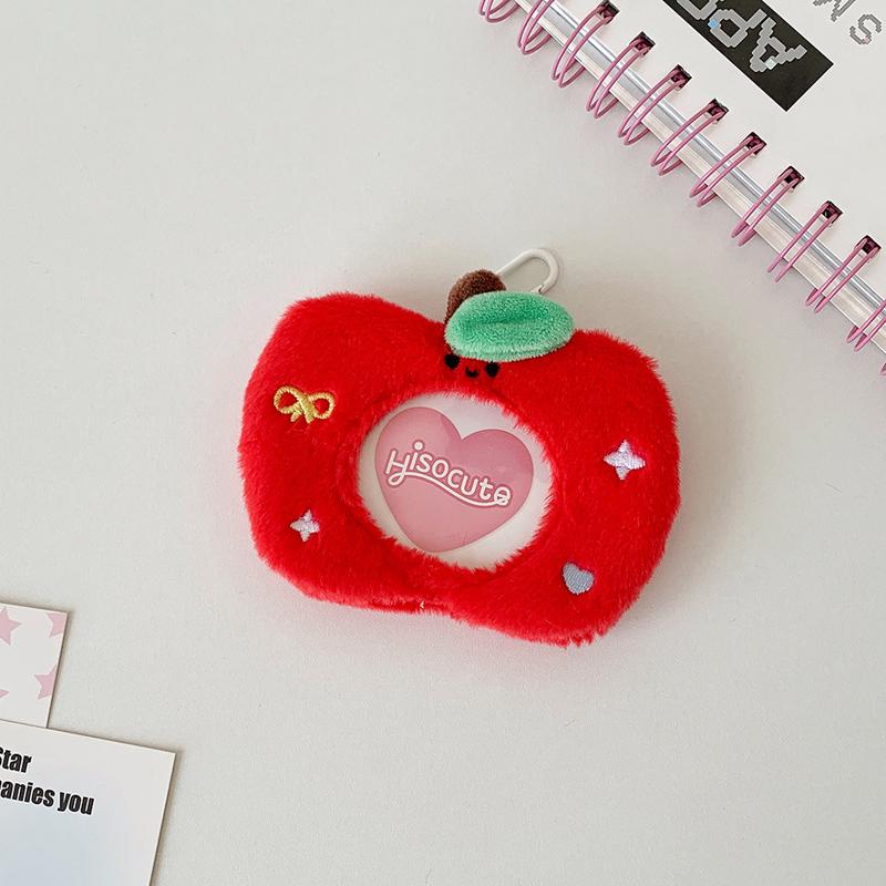 Badge Cartoon Plush Display Pouch Anime Pin Mini Kawaii Storage Bag Baji Protective Case 58mm Anime Badge Cover Card Holder
