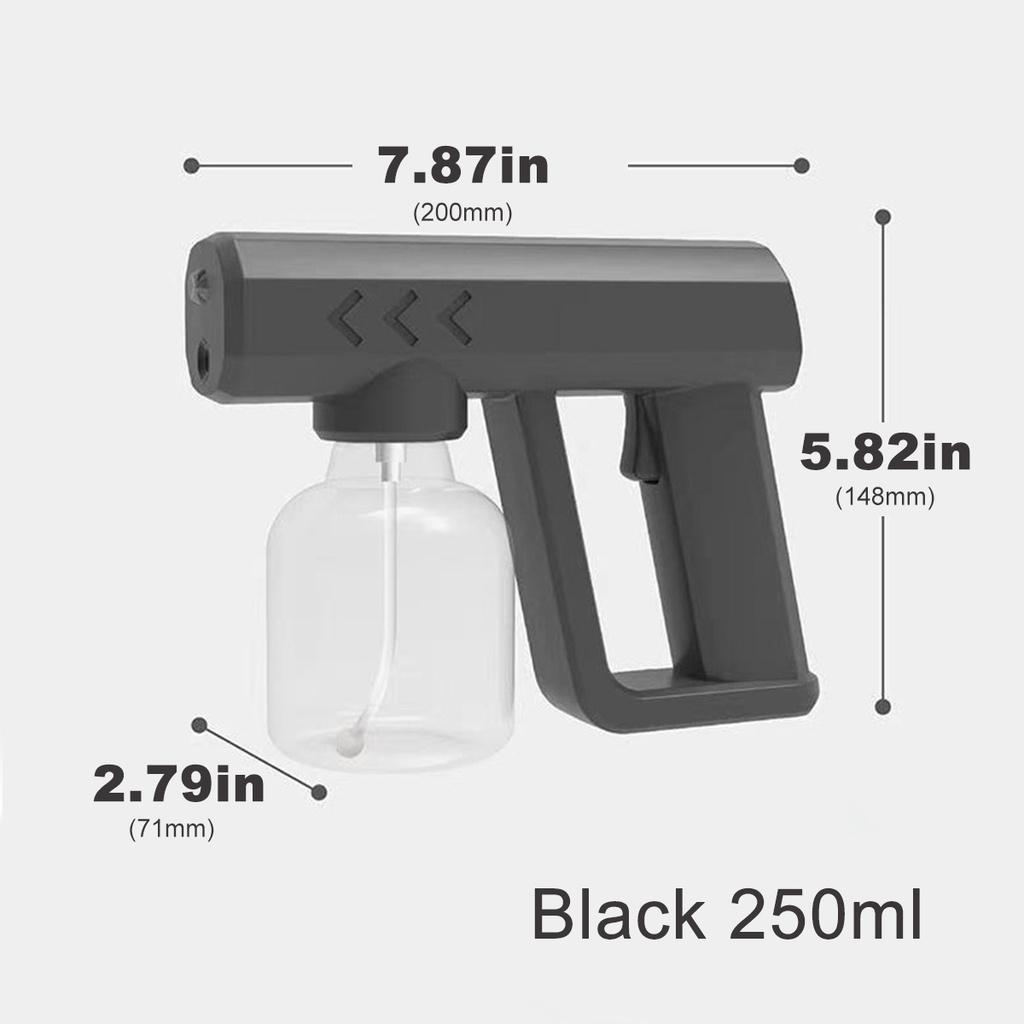 Hand-held Atomizer Spray Guns Nano Mist Sprayer Santitizer Machine 250ml Cordless Electric ULV Fogger For Office/Garden  Sprayer