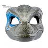 Dinozor Yüz Yastığı Hareketli Çene Tyrannosaurus Rex Baş Örtüsü Cosplay Partileri İçin Ürkütücü Cadılar Bayramı Dekorasyonu