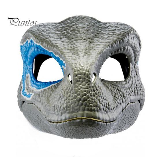 Dinozor Yüz Yastığı Hareketli Çene Tyrannosaurus Rex Baş Örtüsü Cosplay Partileri İçin Ürkütücü Cadılar Bayramı Dekorasyonu