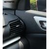 For Mitsubishi Eclipse Cross 2017-2024 2025 Carbon Fiber Side Front Air Condition AC Vent Outlet Cover Trim Interior Accessories