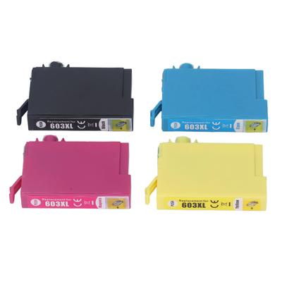603XLBK 603XLC 603XLM 603XLY Cartouche d'encre d'imprimante BK C M Y 4 Couleurs Remplacement de cartouche d'encre pour
