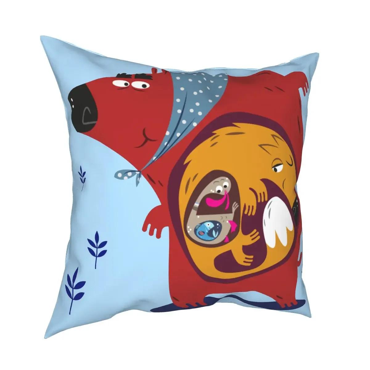 

Россия Матрешка Кукла Наволочка Полиэстер Декоративная Подушка Винтажные Наволочки 66x66cm чёрный