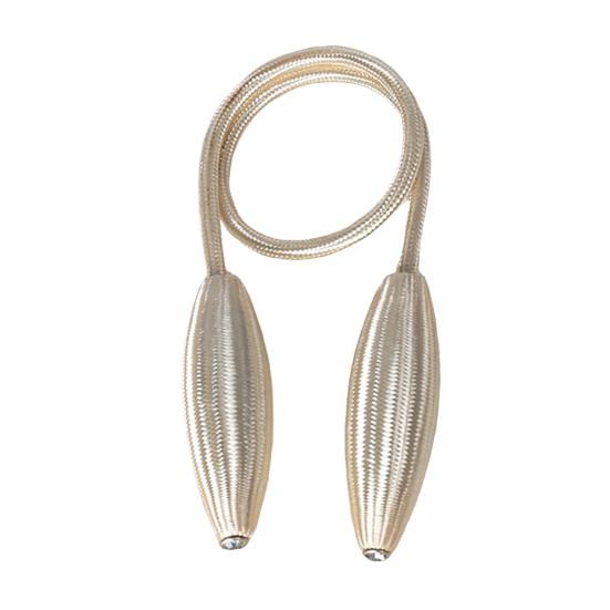 Curtain Tie Backs Twist Tie, No Drill Bendable Rope Holdback, Flexible DIY Window Curtain Holder for Living Room Bedroom Drapes