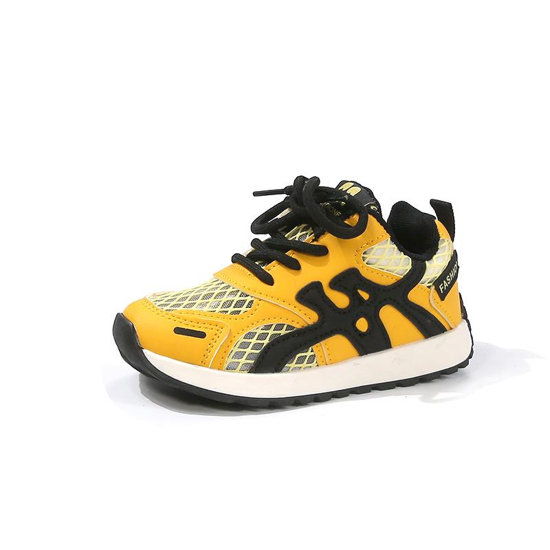 Popular single net breathable sports shoes 2025 summer new fashion versatile boys baby casual shoes girls single shoes