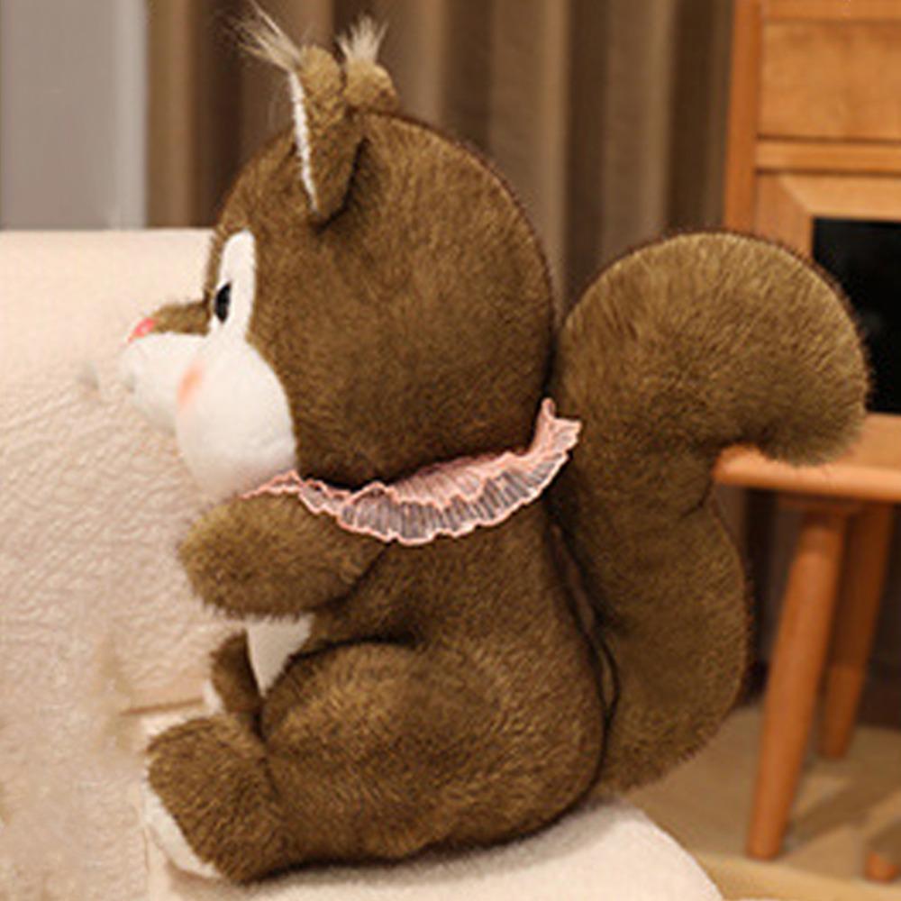 Bow Knot Plush Squirrel Doll Cute Squirrel Plush Doll Squirrel Plush Toy  Boys Girls