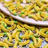 5pcs/Lot Cute Three-Dimensional Fruit Charm Enamel Cherry Mushroom Strawberry Pendants For Jewelry Making Supplies Banana Charms