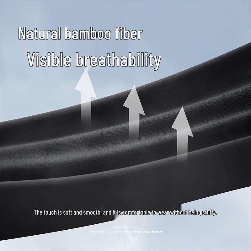 Dancing with Wolves Herren Anti-Falten Freizeit-Hose