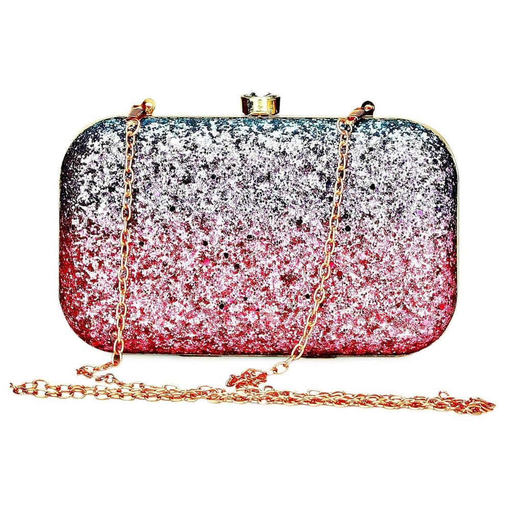 Handicraft Hand Embroidered Box Clutch Bag Purse for Bridal, Casual, Wedding Bag for Women & Girls